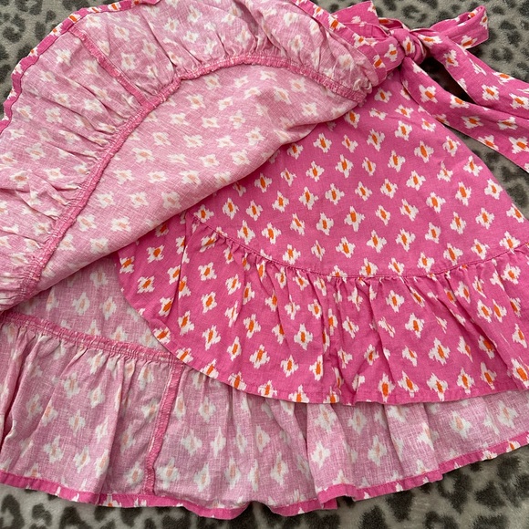 Aerie Wrap Mini Skirt in Lip Gloss Pink Size XS - Picture 7 of 17